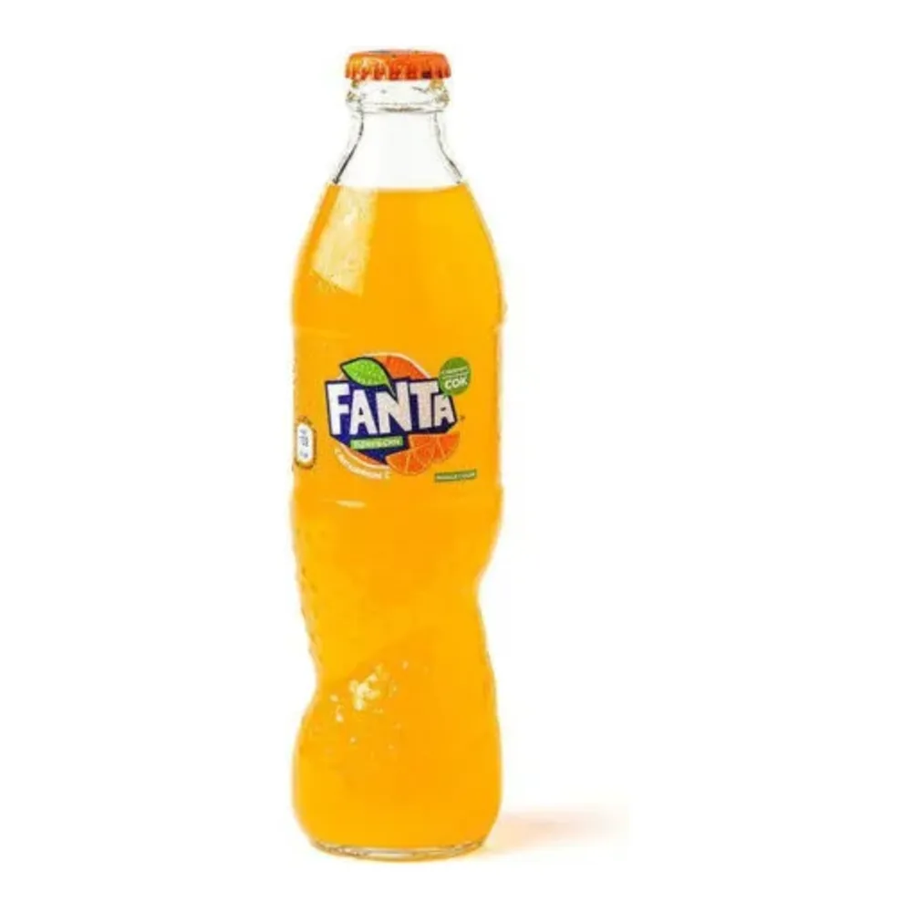 0000050112159 FANTA ORANGE SODA BOTTLE 250ml - Image 1