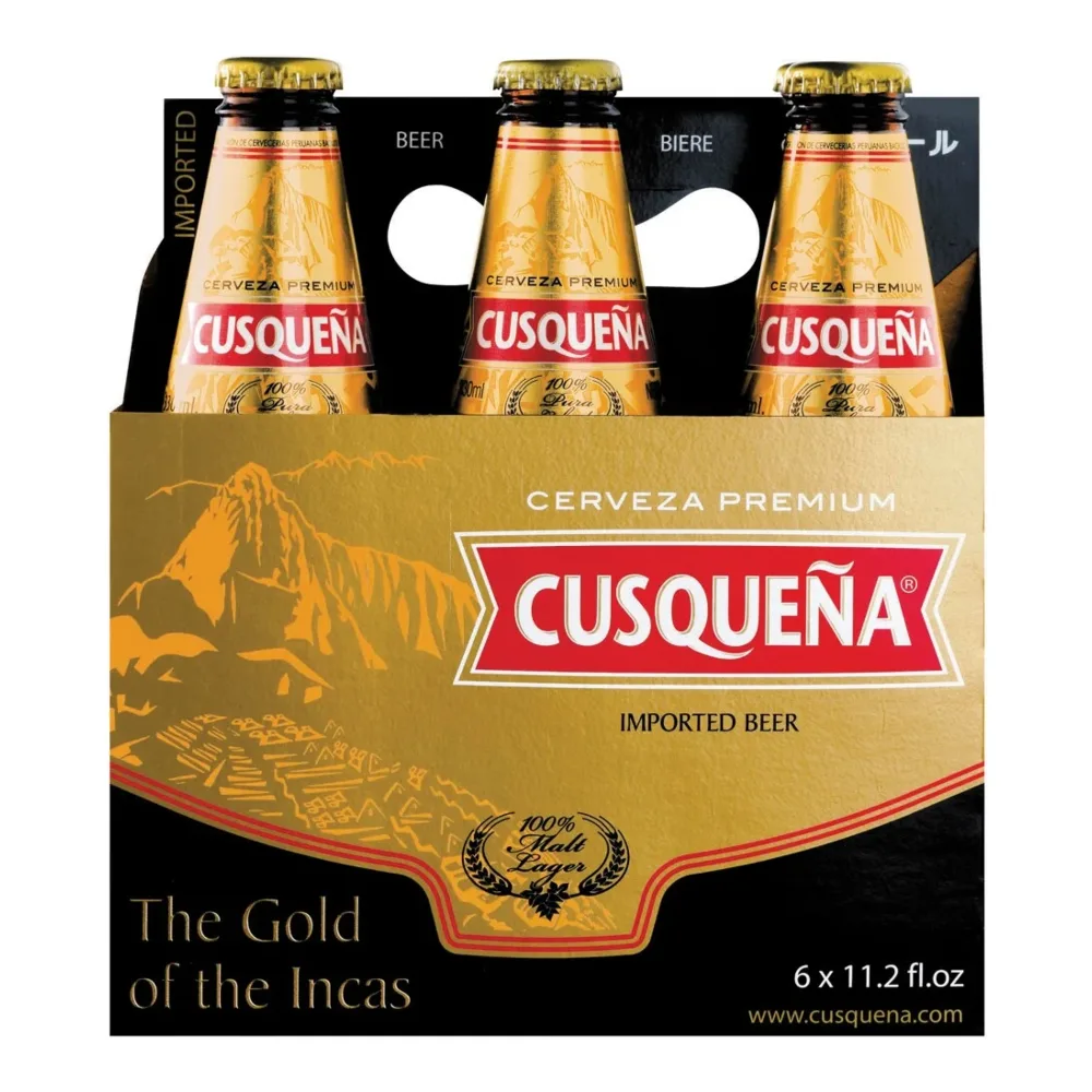 008896001279 CUSQUENA GOLDEN LAGER 11.2Z/6PK - Image 1