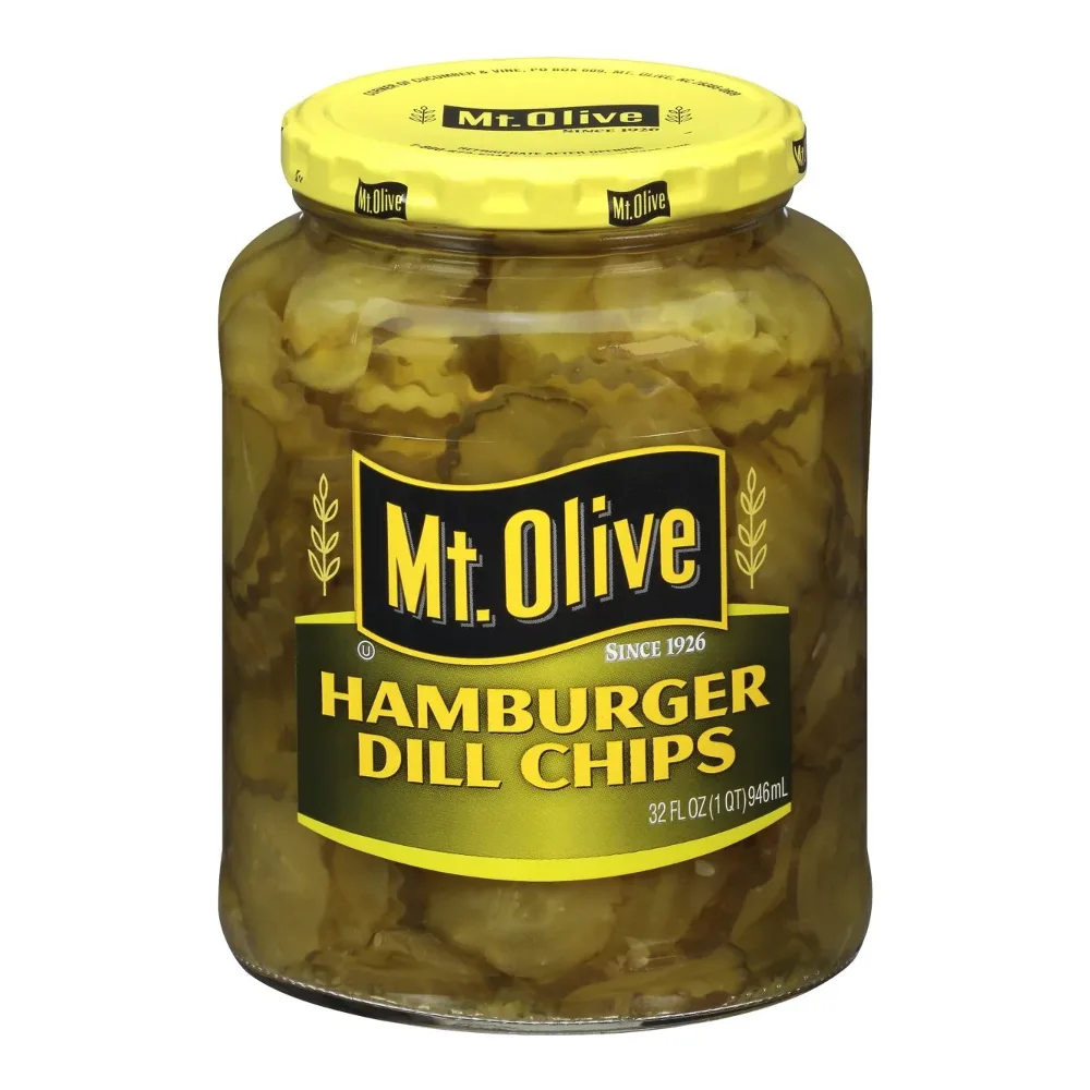 009300000659 MT OLIVE HAMB DILL CHIP 32Z - Image 1