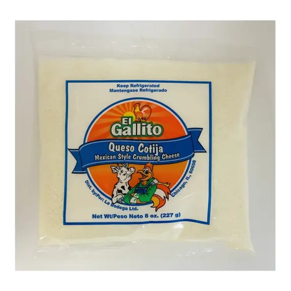 010405006491 GALLITO QUESO COTIJA MOLIDA 8Z - Image 1