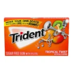 TRIDENT TROPICAL TWIST GUM 14CT