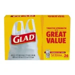 GLAD QUICK TIE TALL KTCH 13GL 26CT