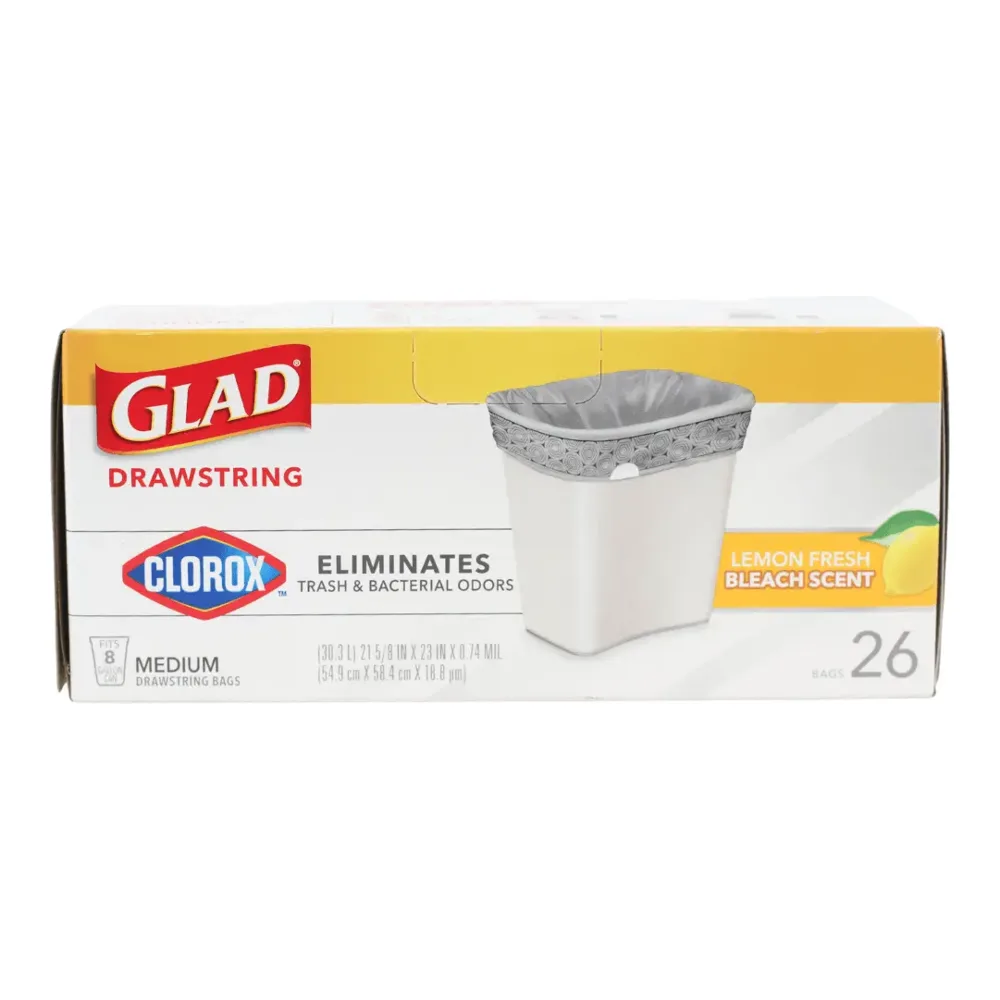 012587793169 GLAD FF DS LEMON 8GL 26CT - Image 1
