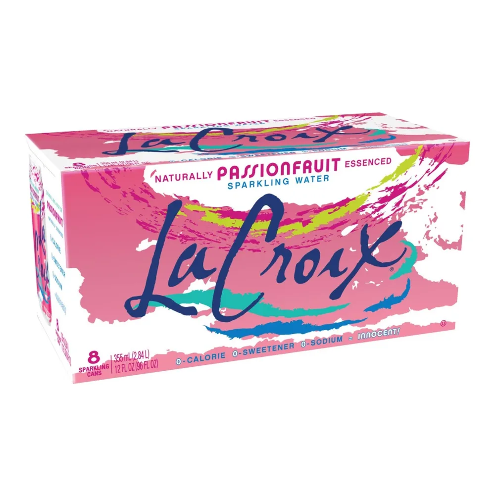 012993442019 LA CROIX PASSION FRUIT 8PK - Image 1