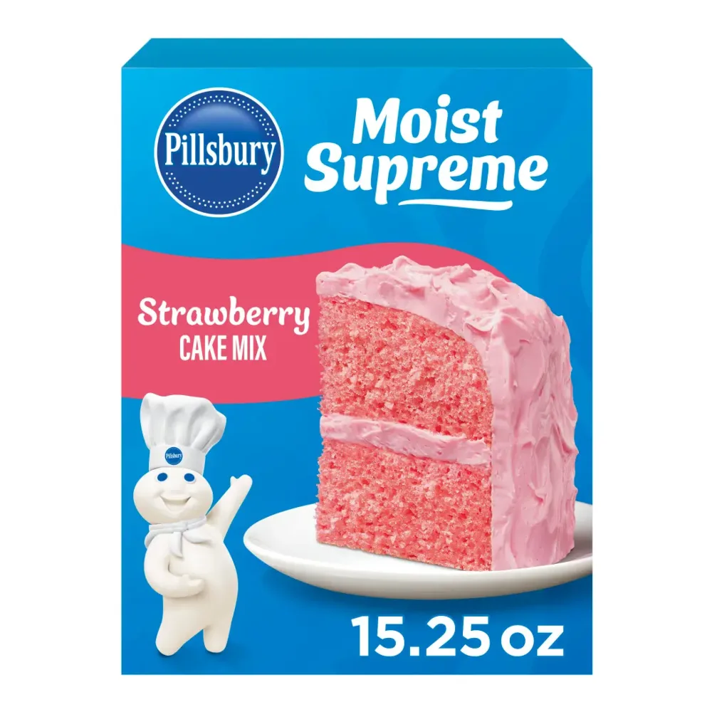 013300600283 PILLSBURY STRAWBERRY CAKE 15Z - Image 1