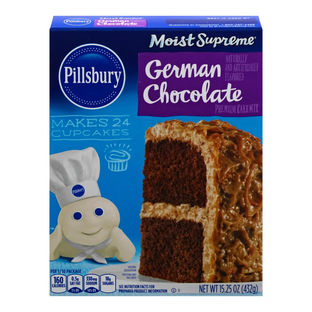 013300602713 PILLSBURY GERMAN CHOCOLATE 15.25Z - Image 1