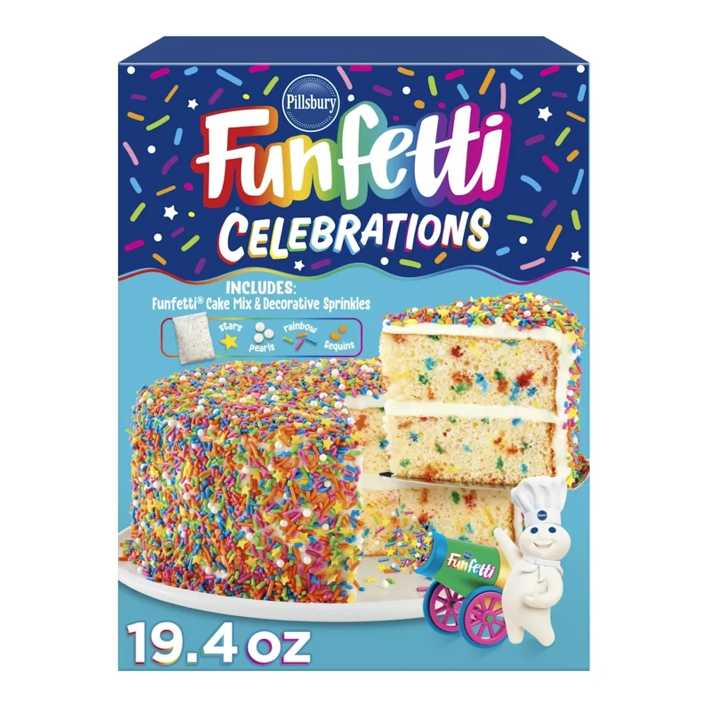 013300608173 PILLSBURY FUNFETTI CLBRTN CAKE 19Z - Image 1
