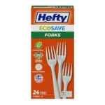 HEFTY ECO FORKS 24CT