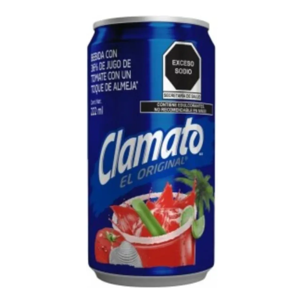 014800000429 CLAMATO ORIGINAL 222ML 6PK - Image 1