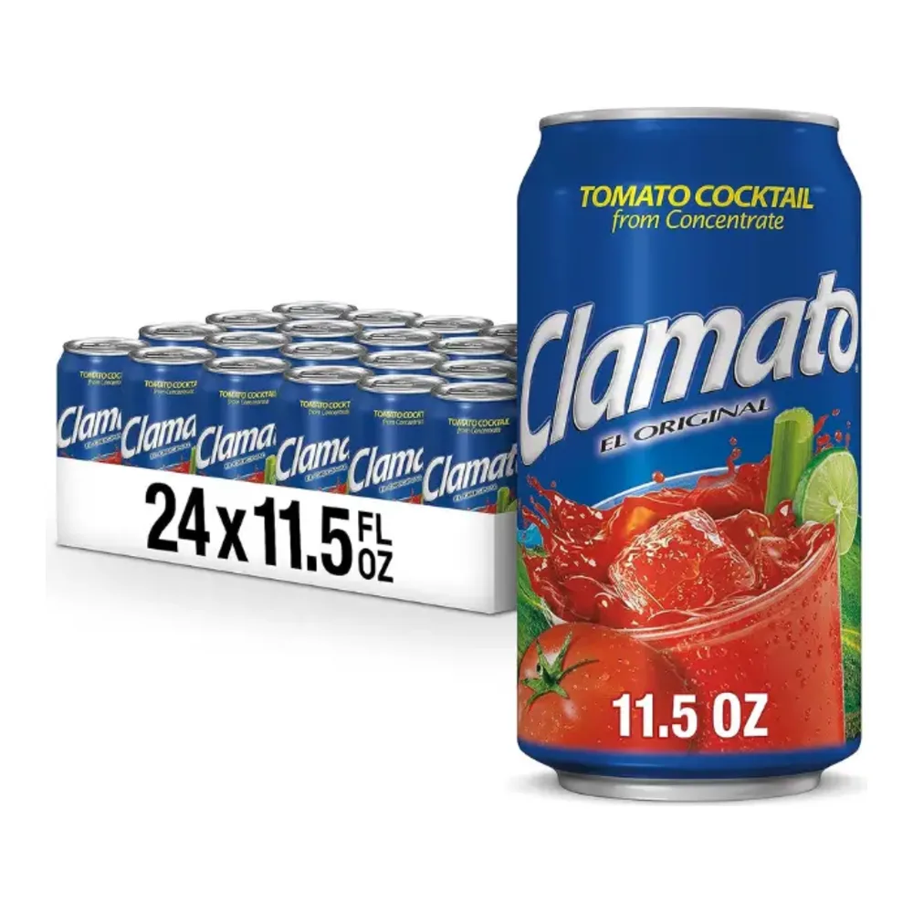 014800511260 CLAMATO JUGO DE TOMATE 11.5Z - Image 1