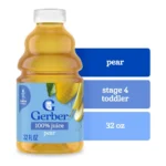 GERBER 100% PEAR JUICE 32Z