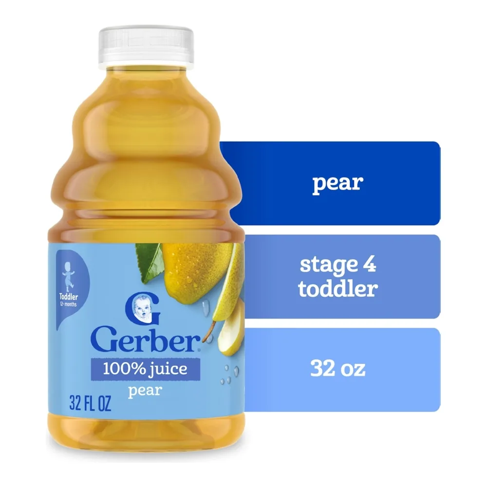 015000020842 GERBER 100% PEAR JUICE 32Z - Image 1
