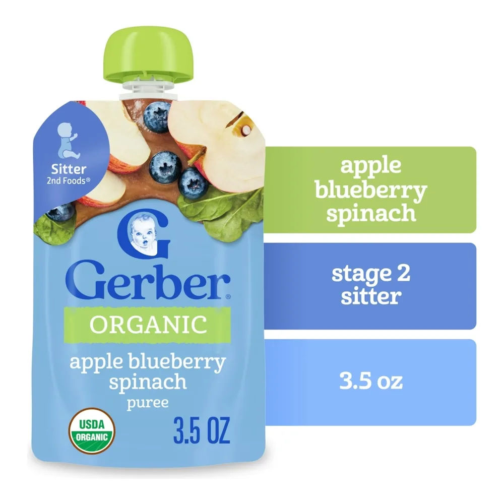 015000074371 GERBER 2ND ORGANIC BLUEBERRY 2PK - Image 1