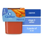 GERBER 2ND CARROTS 2PK