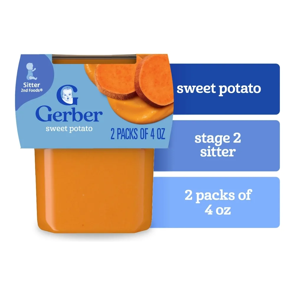015000076047 GERBER 2ND SWEET POTATO 2PK - Image 1