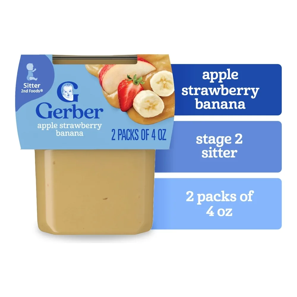 015000076092 GERBER 2ND APPLE/STRW/BAN 2PK - Image 1