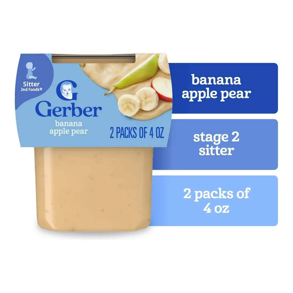 015000076429 GERBER 2ND BAN/APPLE & PEARS 2PK - Image 1