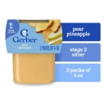 GERBER 2ND FOODS PEAR PINA 2PK