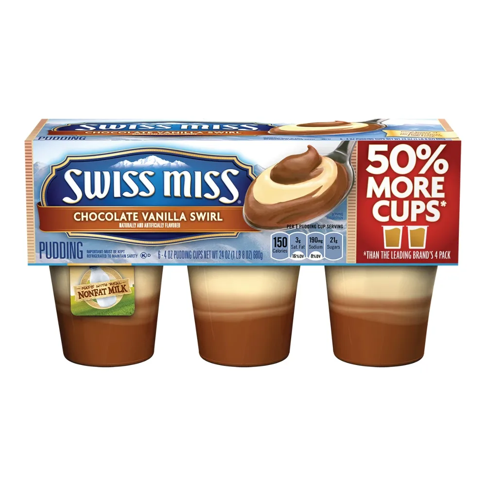 015700057681 SWISS MISS CHOCOLATE/VANILLA SWIRL 24Z - Image 1