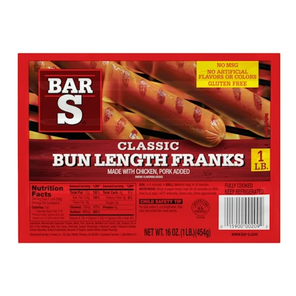 015900002092 BAR-S B/L FRANKS 16Z - Image 1