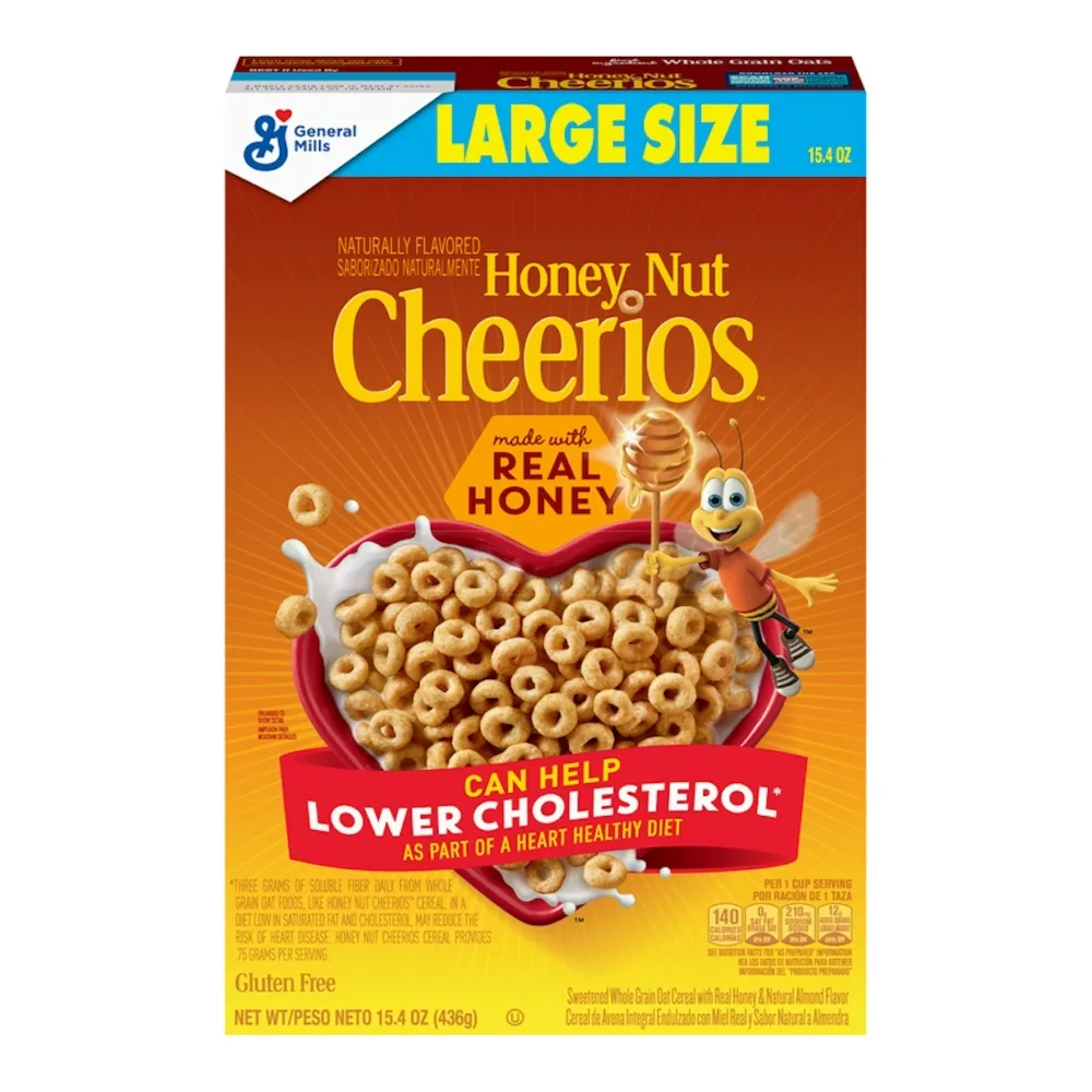 016000125063 G/M HONEY NUT CHEERIOS 15.4Z - Image 1