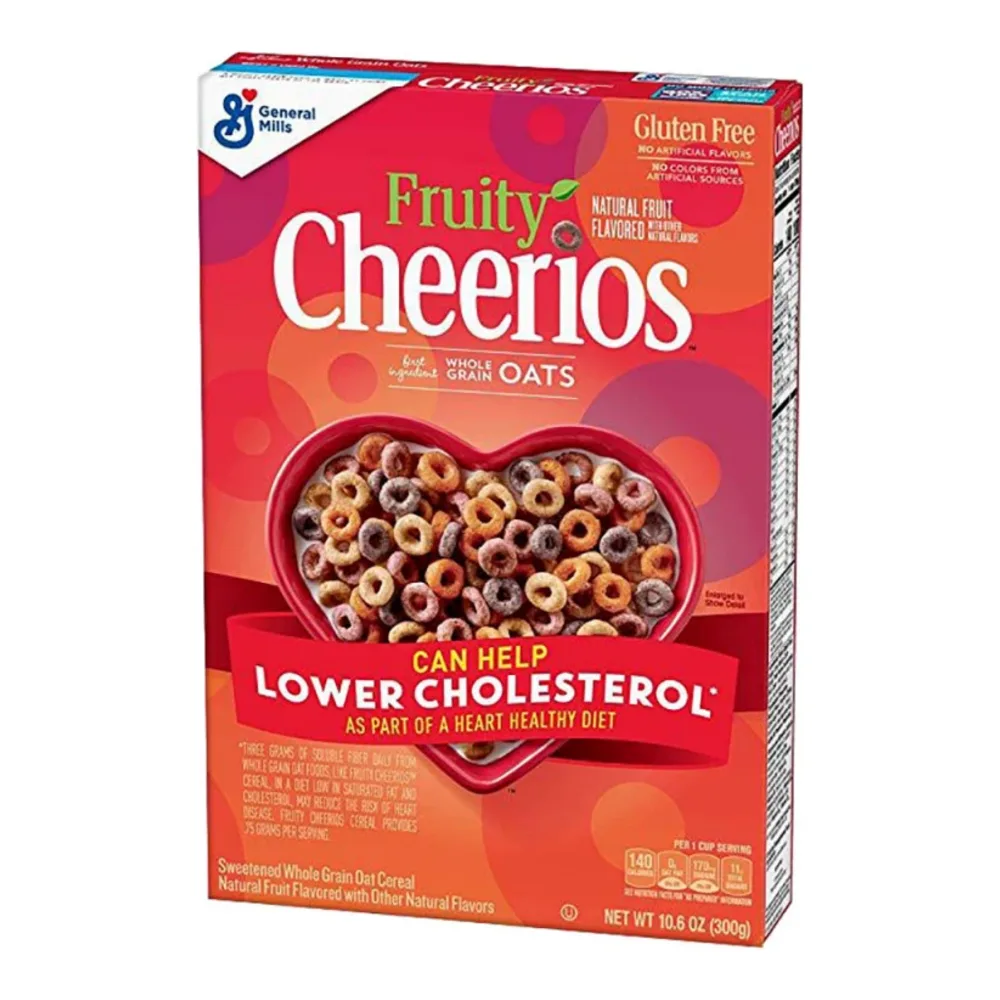 016000125445 G/M FRUITY CHEERIOS WHOLE GRAIN 10Z - Image 1