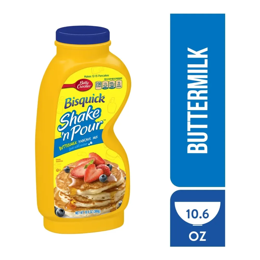 016000194281 BISQUIK PANCAKE SHAKE POUR 10.6Z - Image 1