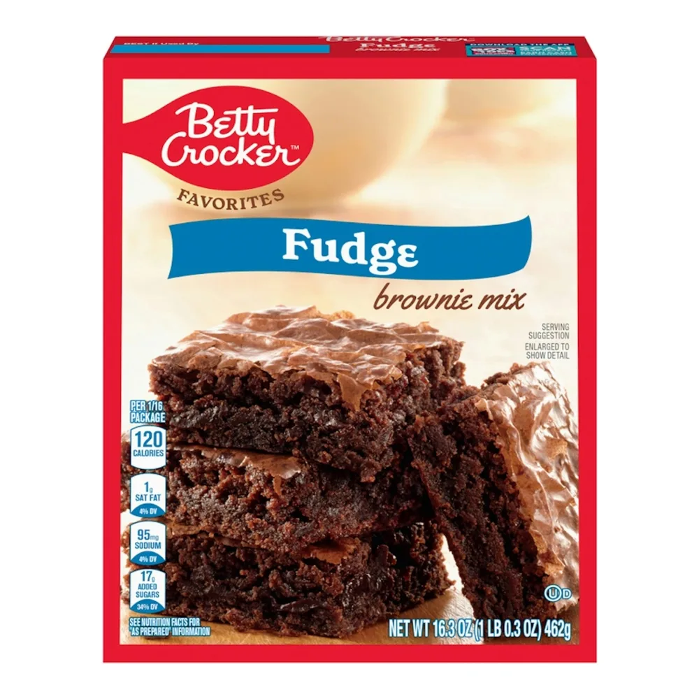 016000207684 BETTY CROCK FUDGE BROWNIE MIX 16Z - Image 1