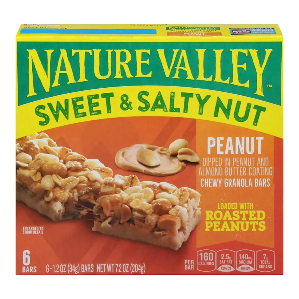 016000277076 NV SS GRAN BAR PEANUT 6CT - Image 1