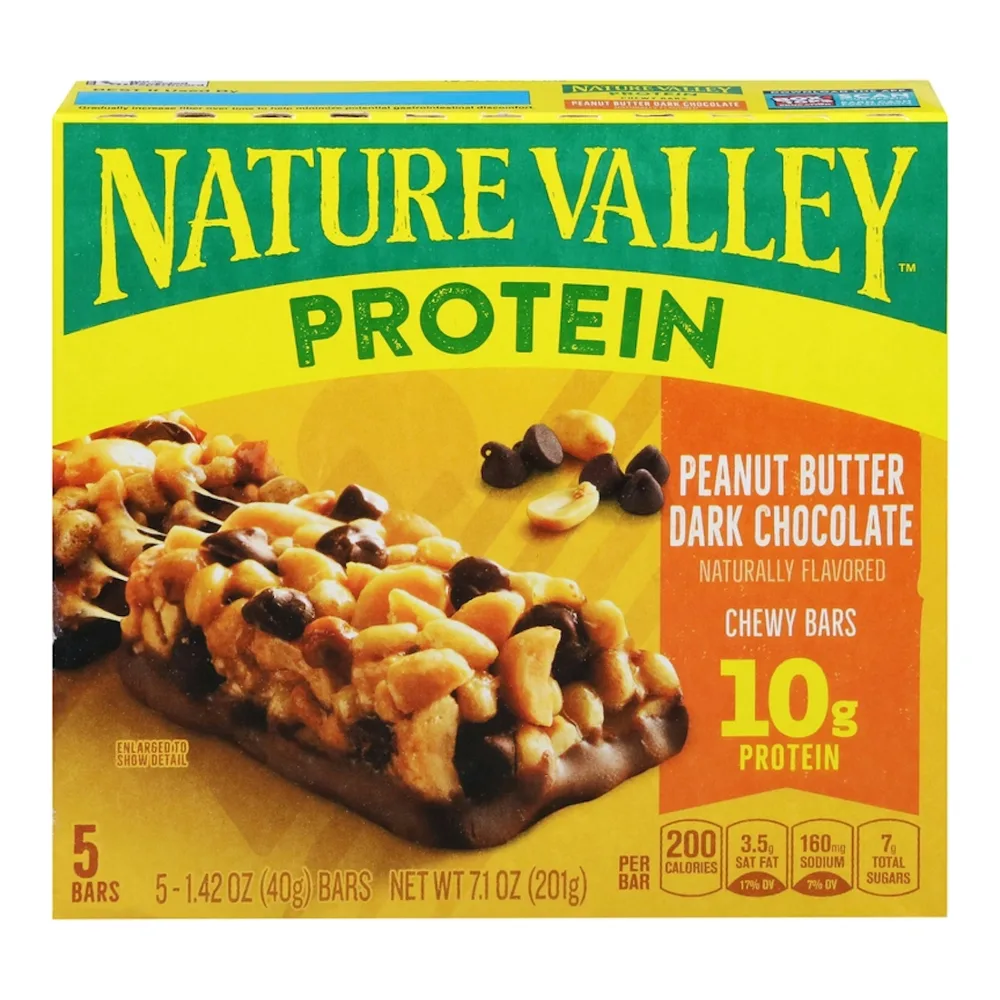 016000457232 NATURE VALLEY PROTEIN BAR PBTR 5CT - Image 1
