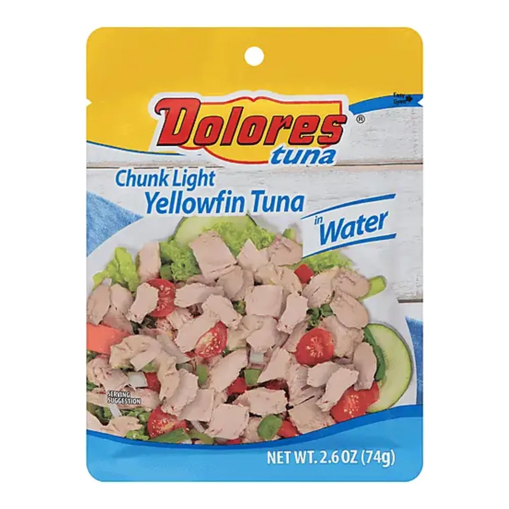 016101000993 DOLORES TUNA POUCH IN WATER 2.6Z - Image 1