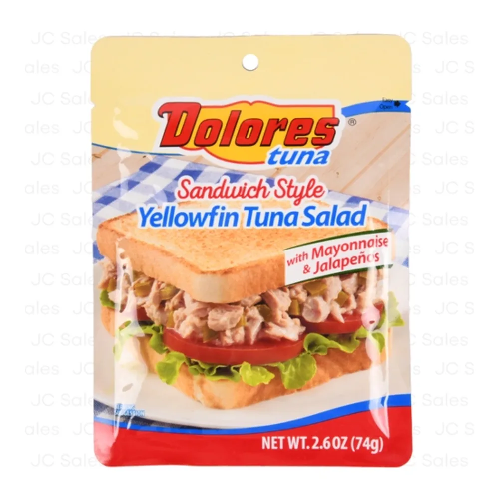 016101001013 DOLORES TUNA POUCH MAYO/JALAPENO 2.6Z - Image 1