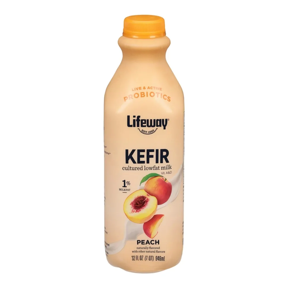 017077108324 LIFEWAY KEFIR PEACH 32Z - Image 1