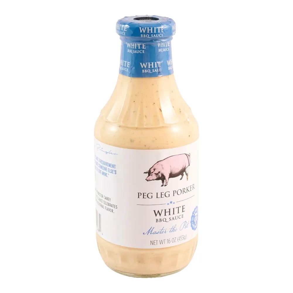 017300010684 PEG LEG WHT BBQ SAUCE 16Z - Image 1