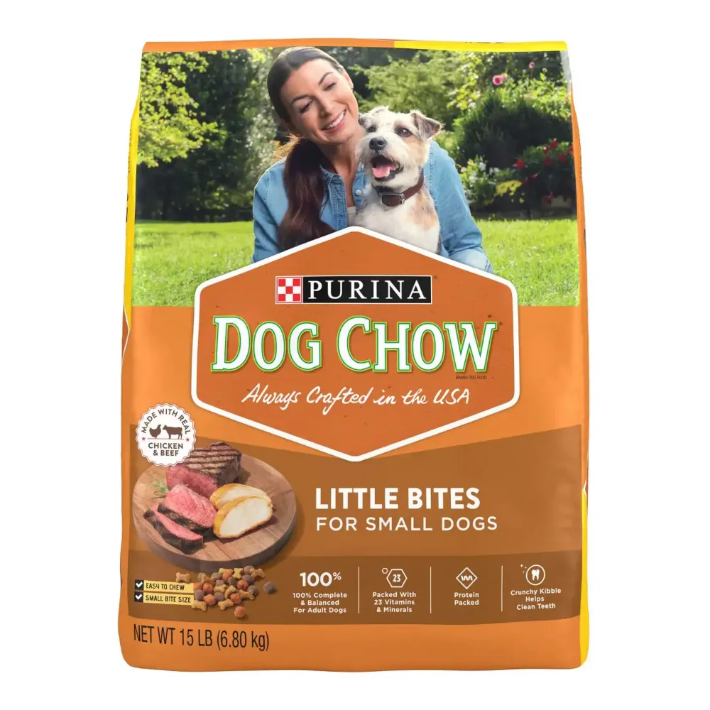 017800100380 DOG CHOW LITTLE BITES 15LB - Image 1