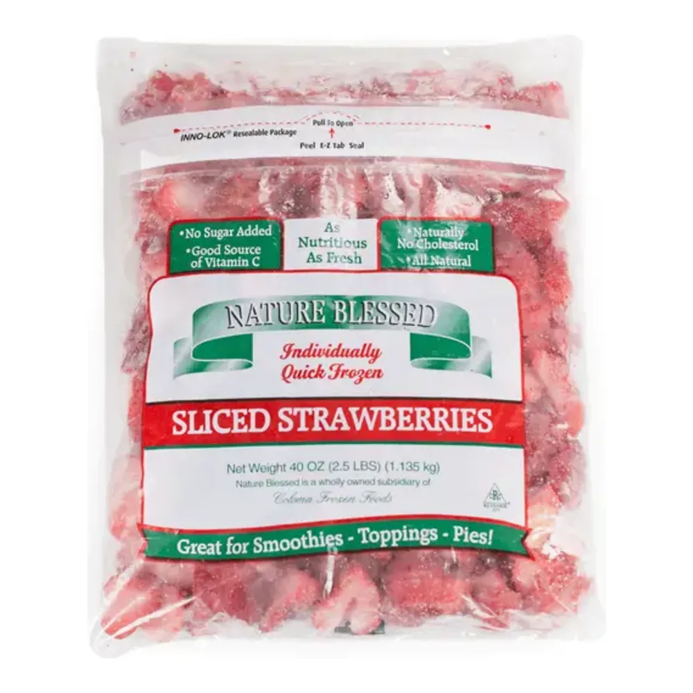 018184302018 COLOMA STRAWBERRIES SLICES 2.5LB - Image 1