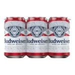 BUDWEISER CANS 12Z/6PK