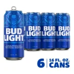 BUD LIGHT CANS 16Z/6PK