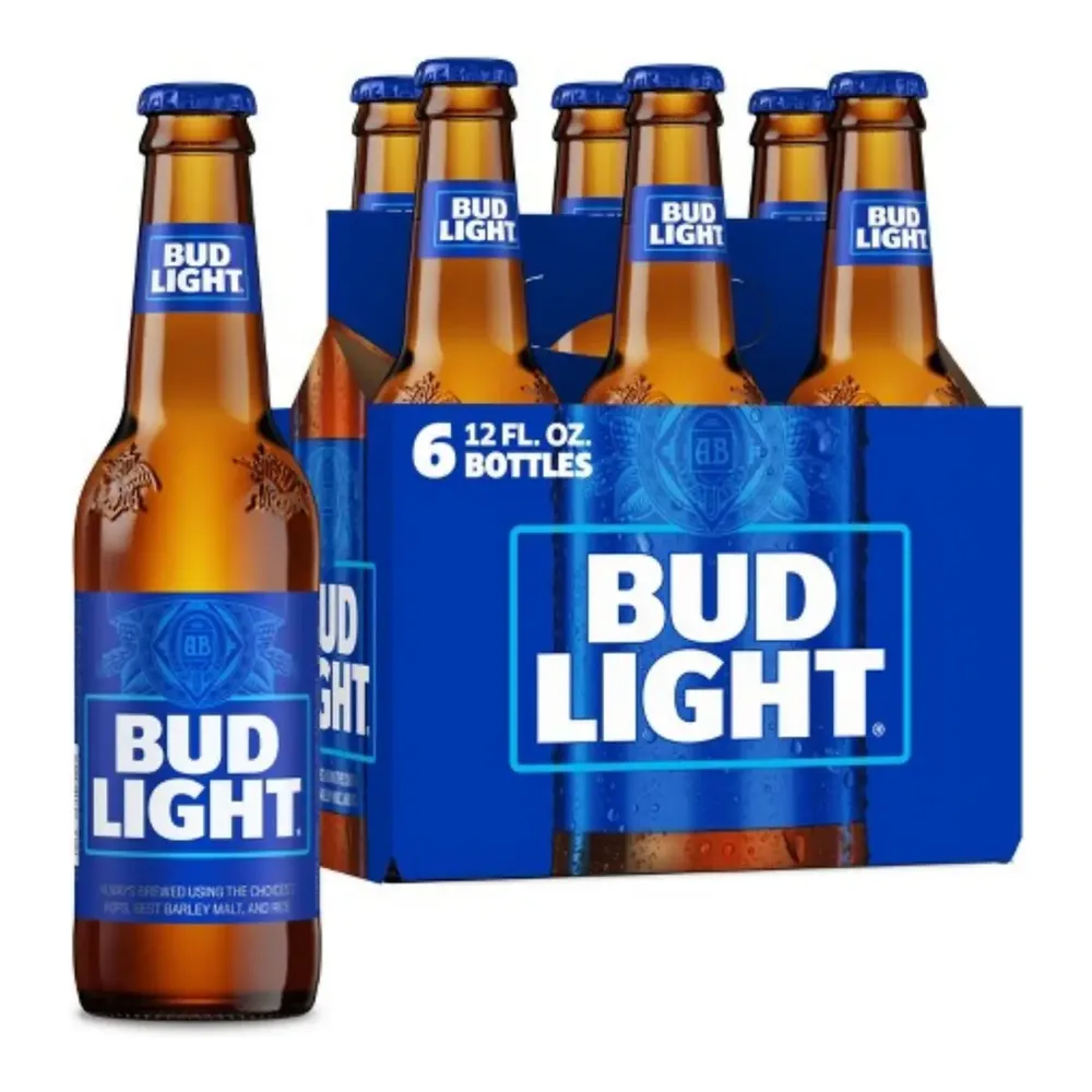 018200008337 BUD LIGHT BOTTLES 12Z/6PK - Image 1