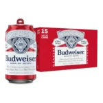 BUDWEISER CANS 12Z/15PK