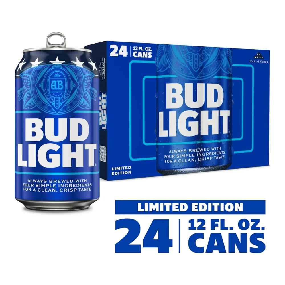018200531682 BUD LIGHT CANS 12Z/24PK - Image 1