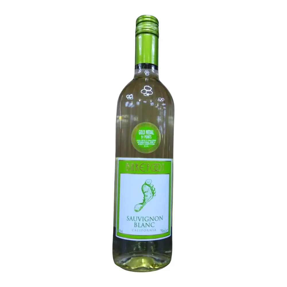 018341751024 BAREFOOT SAUVINGNON BLANC 750ML - Image 1
