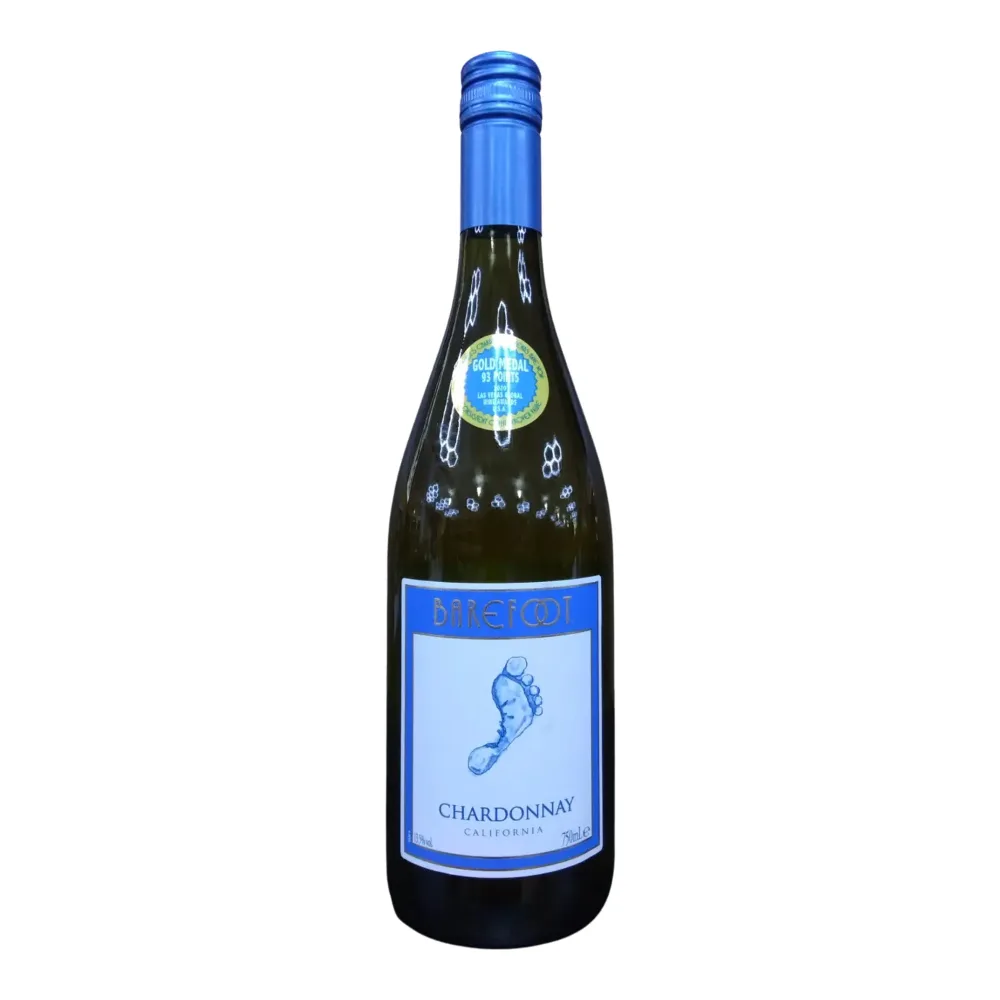 018341751055 BAREFOOT CHARDONNAY 750ML - Image 1