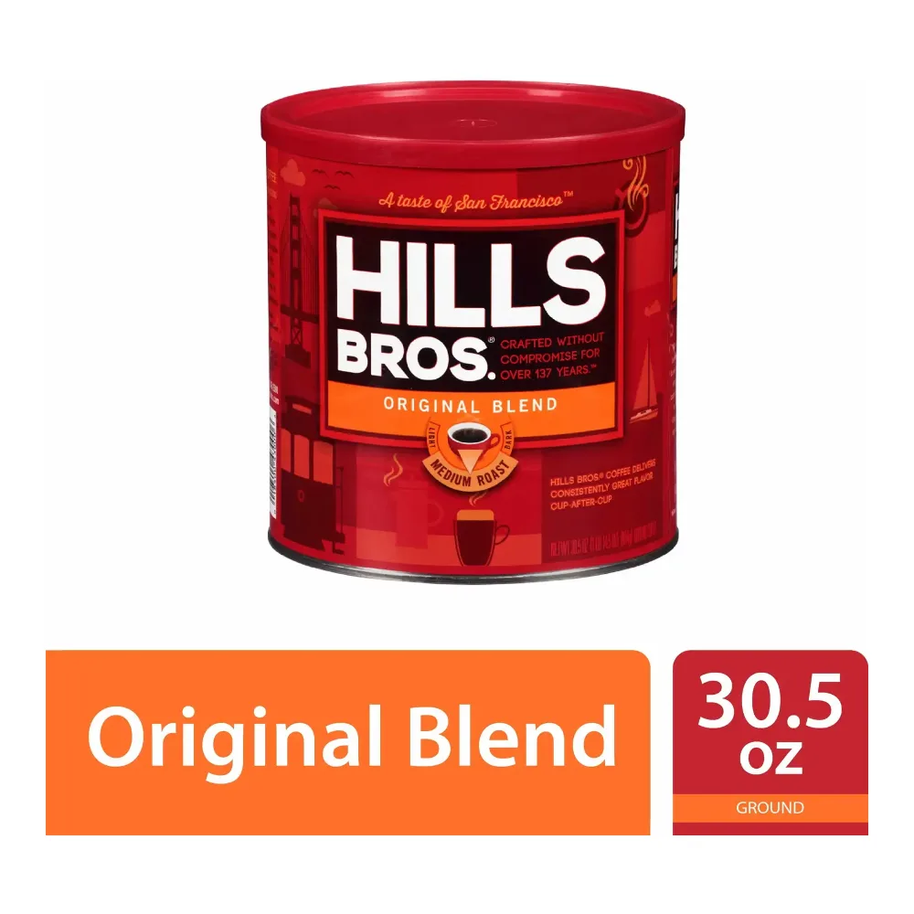 018400430006 HILLS BROS ORIG COFFEE 30Z - Image 1