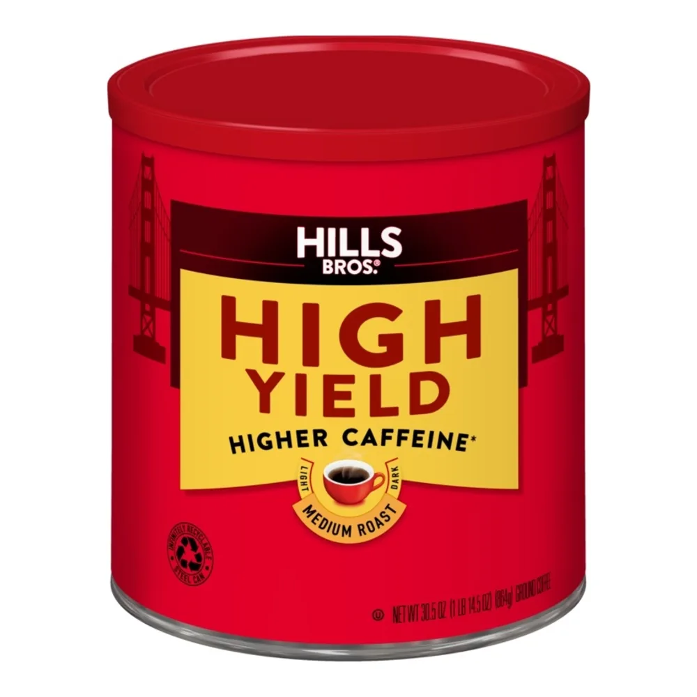018400430020 HILLS BROS HI-YIELD COFFEE 30.5Z - Image 1