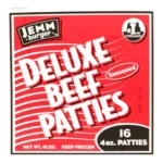 JEMM DELUXE BEEF PATTIES 16CT