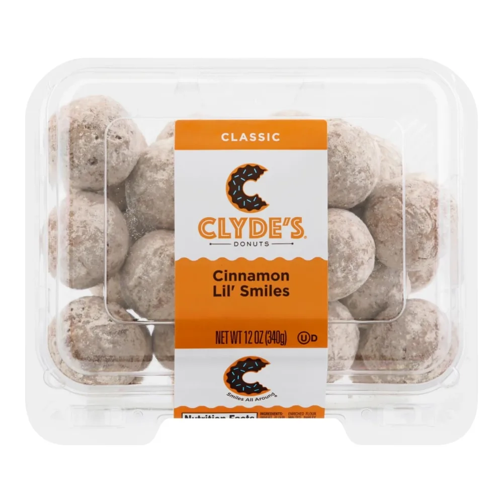 020337112078 CLYDES CINN CAKE DONUT HOLES 12Z - Image 1