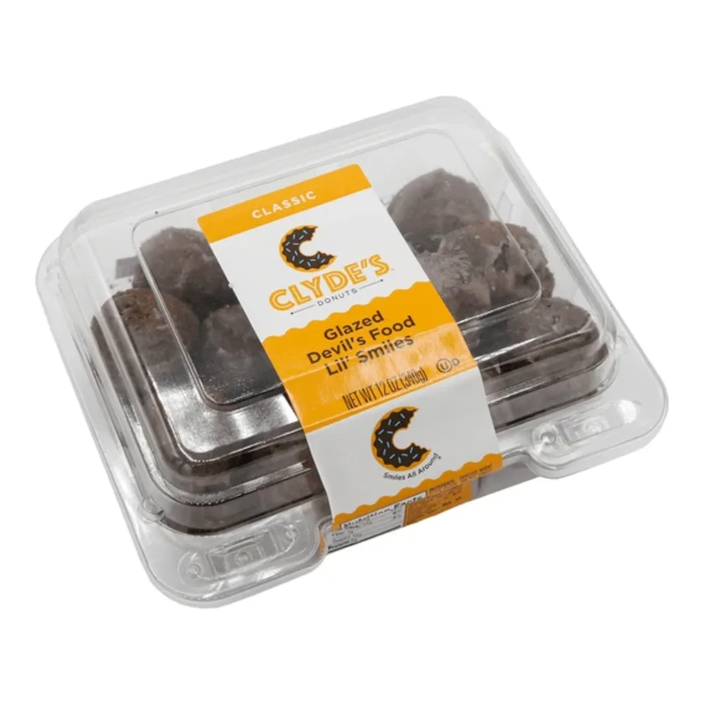 020337119077 CLYDES CHOC DONUT HOLES 12Z - Image 1