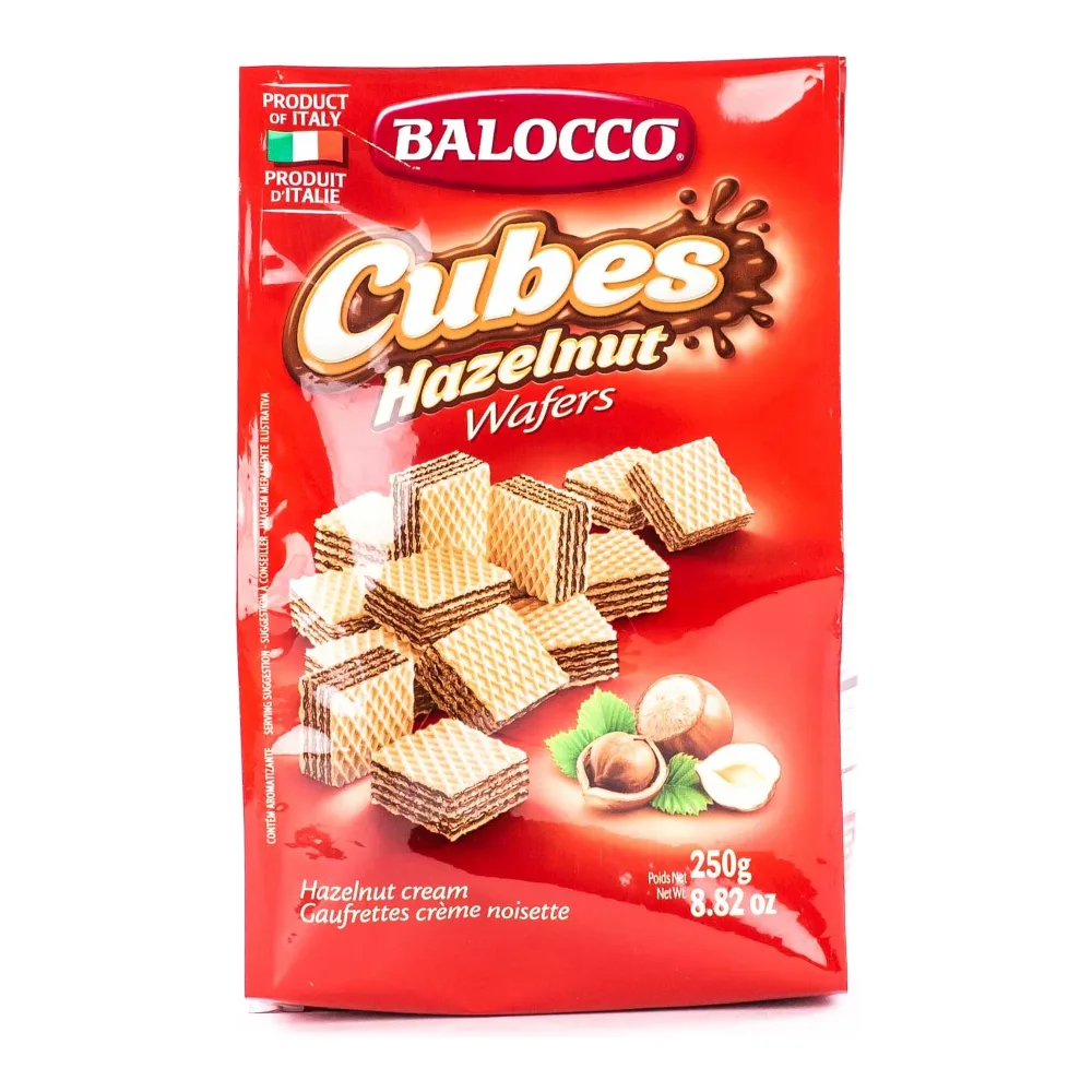 020765012346 BALOCCO HAZELNUT WAFERS 9Z - Image 1