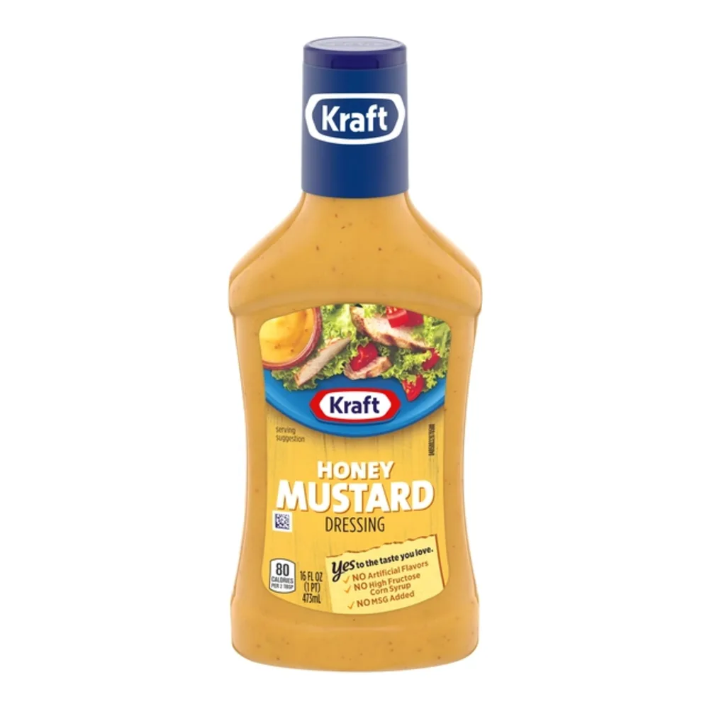021000028207 KRAFT HONEY MUSTARD DRESSING 16Z - Image 1